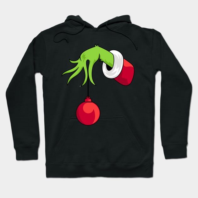 The Grinch's Hand Hoodie by GloriousWax